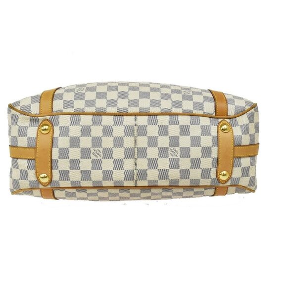 LOUIS VUITTON LV Stresa PM Shoulder Bag Damier Azur Leather White - Picture 6 of 14